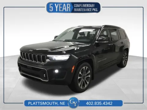 Black 2021 Jeep Grand Cherokee L Overland for sale in Plattsmouth, NE