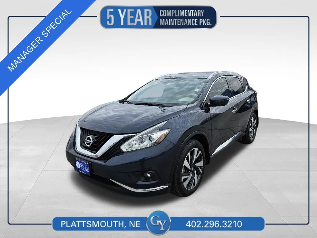Blue 2018 Nissan Murano Platinum for sale in Plattsmouth, NE