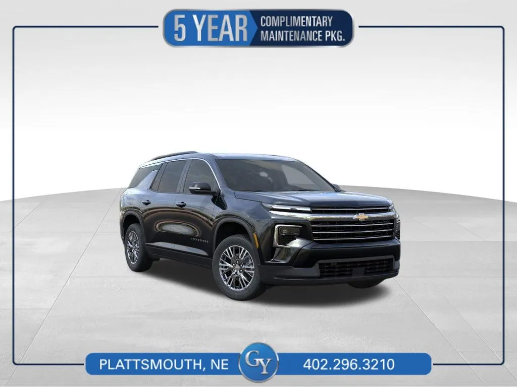 Black 2026 Chevrolet Traverse LT for sale in Plattsmouth, NE
