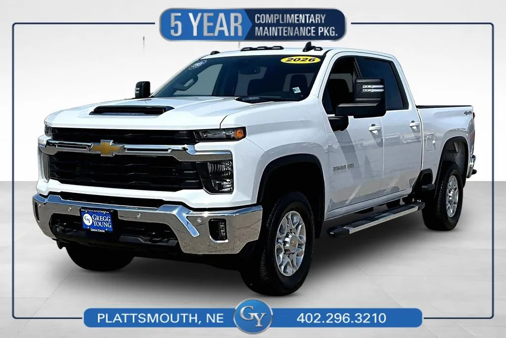 White 2026 Chevrolet Silverado 2500 HD LT for sale in Plattsmouth, NE