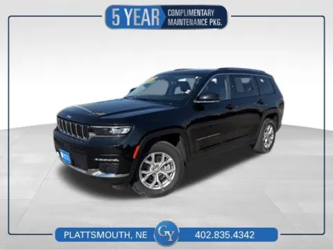 Black 2022 Jeep Grand Cherokee L Limited for sale in Plattsmouth, NE