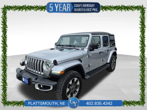 Silver 2018 Jeep Wrangler Unlimited Sahara for sale in Plattsmouth, NE