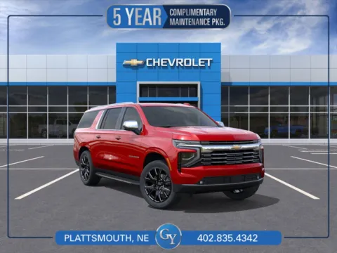 Red 2025 Chevrolet Suburban Premier for sale in Plattsmouth, NE