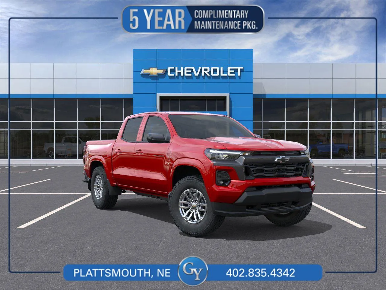 Red 2025 Chevrolet Colorado 4WD LT for sale in Plattsmouth, NE