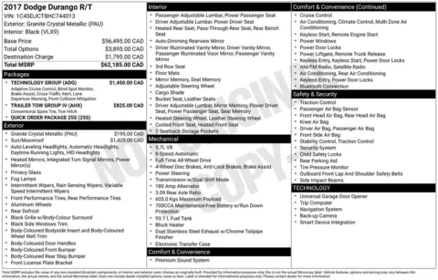 Photos of 2017 Dodge Durango R/T for sale in Plattsmouth, NE at Gregg Young Chevrolet Of Plattsmouth