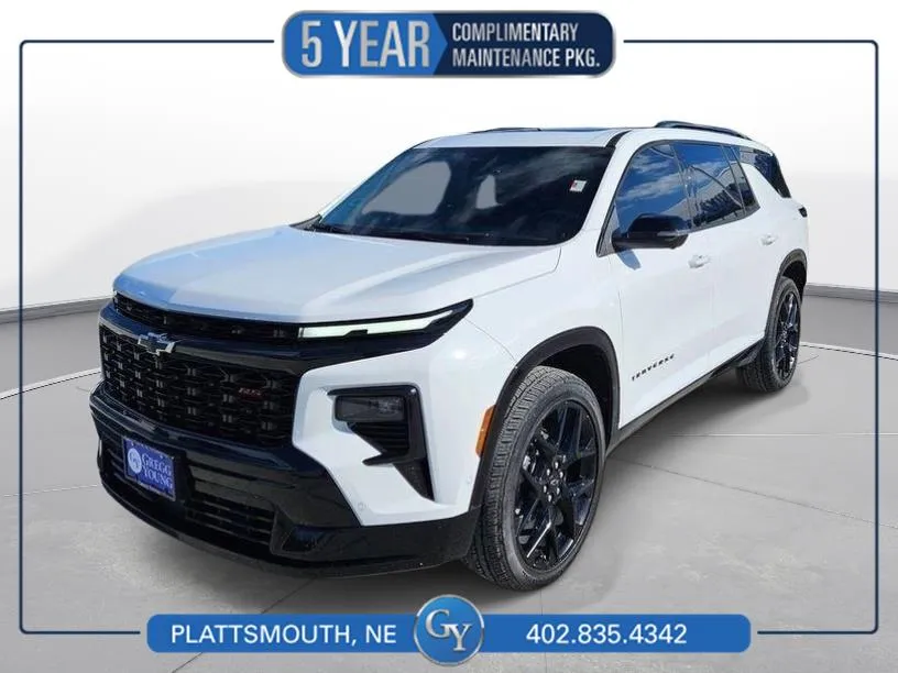 White 2024 Chevrolet Traverse AWD RS for sale in Plattsmouth, NE