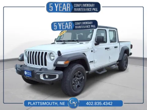 White 2023 Jeep Gladiator Sport for sale in Plattsmouth, NE