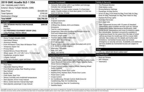 Photos of 2019 GMC Acadia SLE-1 for sale in Plattsmouth, NE at Gregg Young Chevrolet Of Plattsmouth