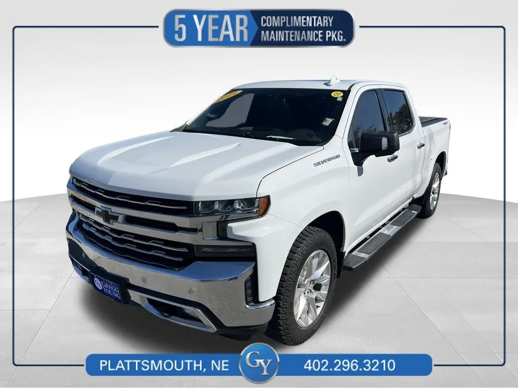 White 2019 Chevrolet Silverado 1500 LTZ for sale in Plattsmouth, NE