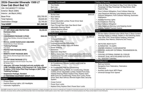 Photos of 2026 Chevrolet Silverado 1500 LT for sale in Plattsmouth, NE at Gregg Young Chevrolet Of Plattsmouth