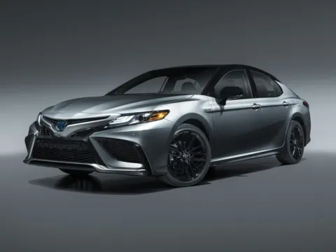 Blue 2021 Toyota Camry Hybrid LE for sale in Plattsmouth, NE