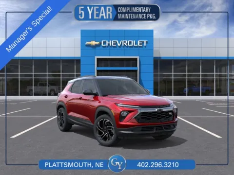 Red 2026 Chevrolet TrailBlazer RS for sale in Plattsmouth, NE