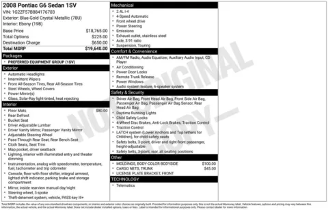 Photos of 2008 Pontiac G6 Value Leader for sale in Plattsmouth, NE at Gregg Young Chevrolet Of Plattsmouth