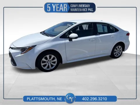 White 2026 Toyota Corolla LE for sale in Plattsmouth, NE