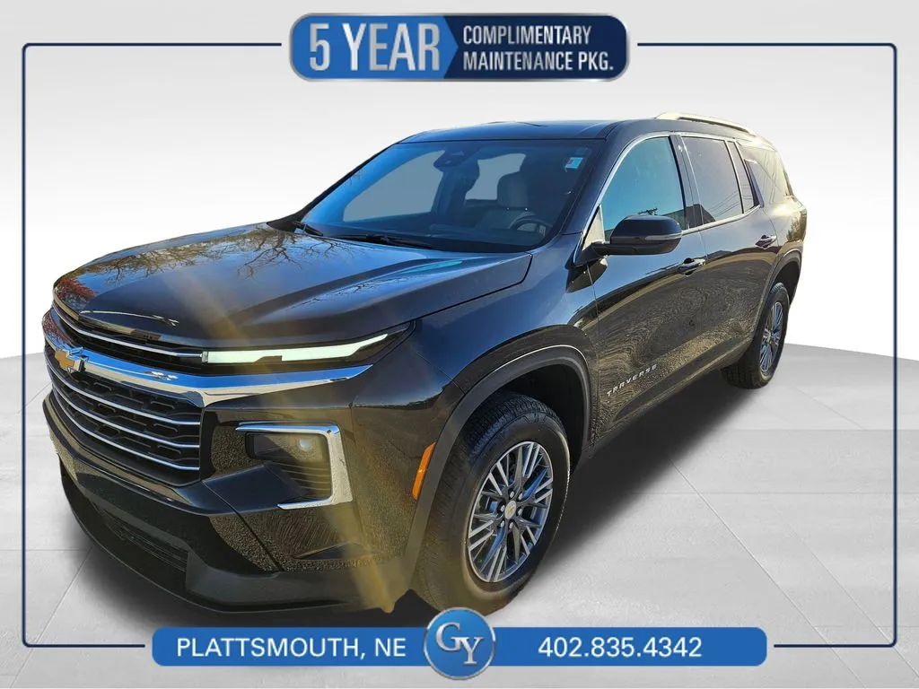 Black 2025 Chevrolet Traverse LT for sale in Plattsmouth, NE