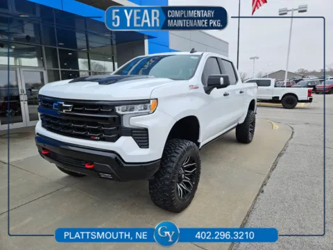 White 2025 Chevrolet Silverado 1500 LT Trail Boss for sale in Plattsmouth, NE