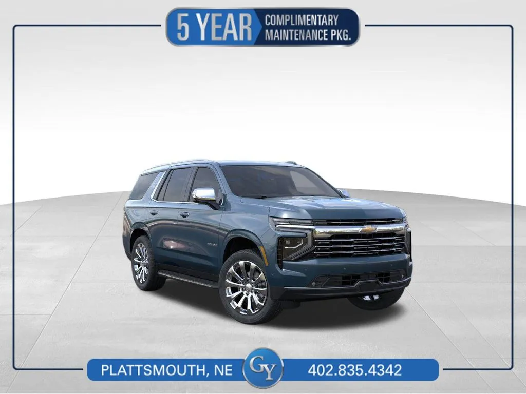 Blue 2025 Chevrolet Tahoe Premier for sale in Plattsmouth, NE