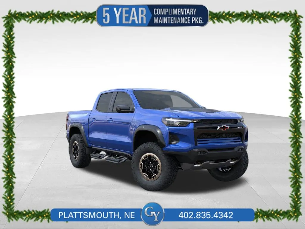 Blue 2025 Chevrolet Colorado ZR2 for sale in Plattsmouth, NE