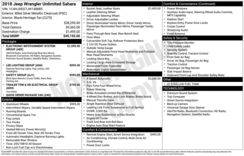 Photos of 2018 Jeep Wrangler Unlimited Sahara for sale in Plattsmouth, NE at Gregg Young Chevrolet Of Plattsmouth