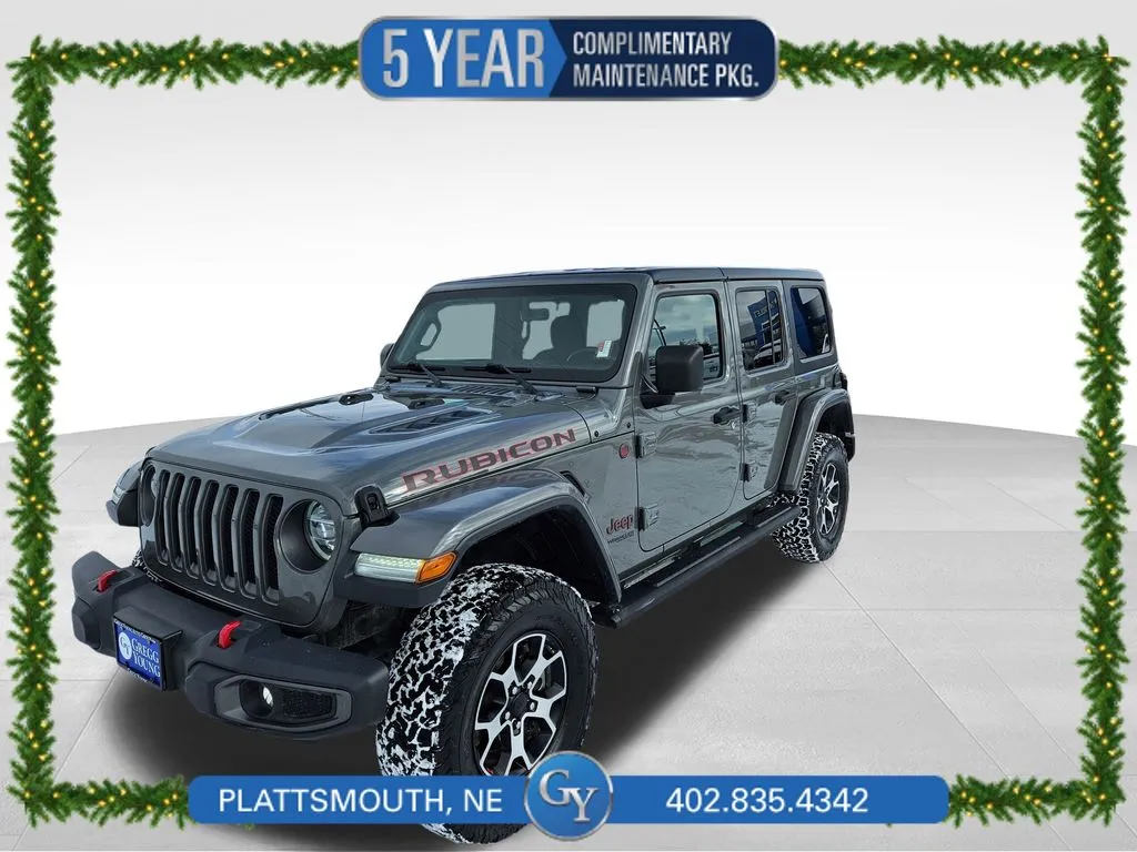 Gray 2020 Jeep Wrangler Unlimited Rubicon for sale in Plattsmouth, NE