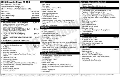 Photos of 2025 Chevrolet Blazer RS for sale in Plattsmouth, NE at Gregg Young Chevrolet Of Plattsmouth