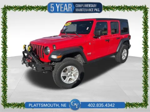 Red 2018 Jeep Wrangler Unlimited Sport S for sale in Plattsmouth, NE