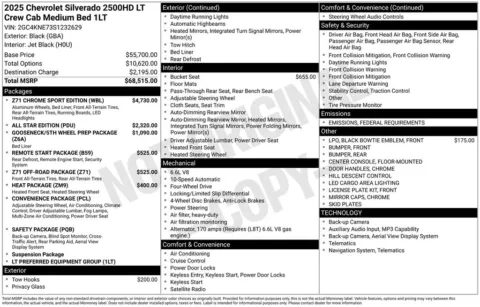 Photos of 2025 Chevrolet Silverado 2500HD LT for sale in Plattsmouth, NE at Gregg Young Chevrolet Of Plattsmouth