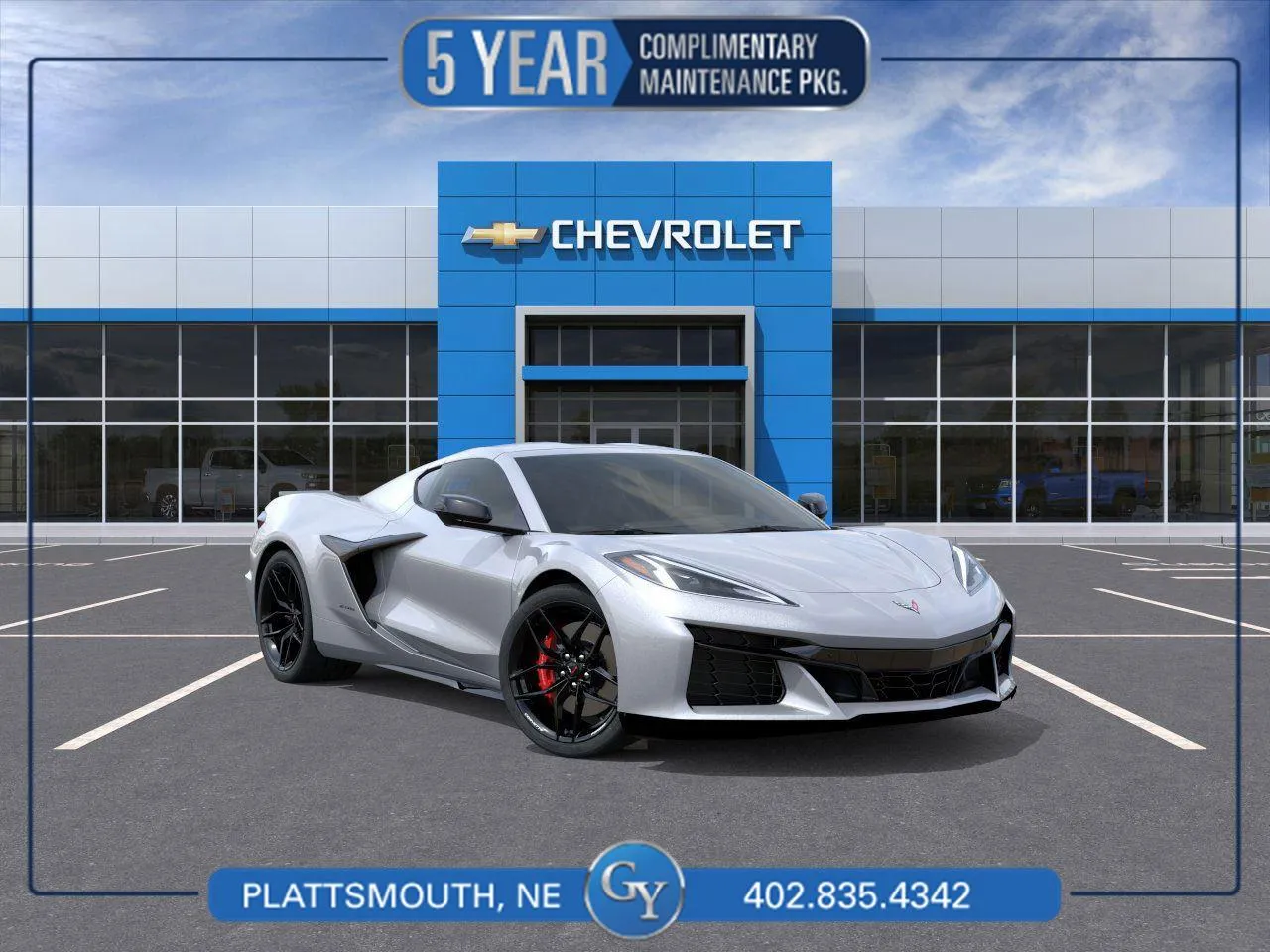 Silver 2026 Chevrolet Corvette 2LZ for sale in Plattsmouth, NE