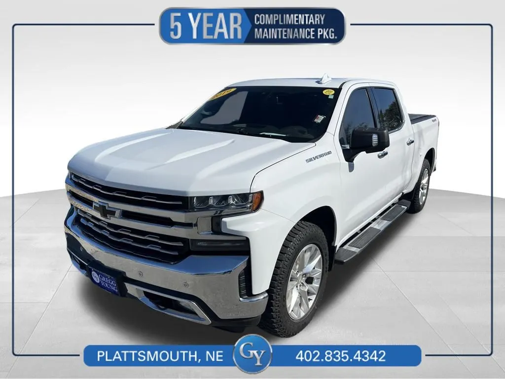 White 2019 Chevrolet Silverado 1500 LTZ for sale in Plattsmouth, NE