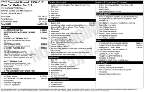 Photos of 2025 Chevrolet Silverado 2500HD LT for sale in Plattsmouth, NE at Gregg Young Chevrolet Of Plattsmouth