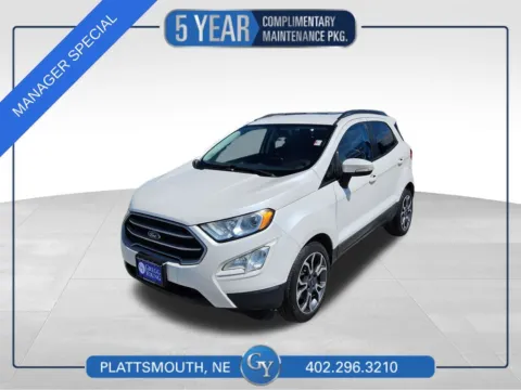 White 2018 Ford EcoSport SE for sale in Plattsmouth, NE