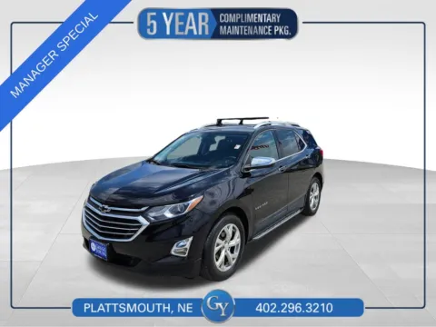 Black 2018 Chevrolet Equinox Premier for sale in Plattsmouth, NE