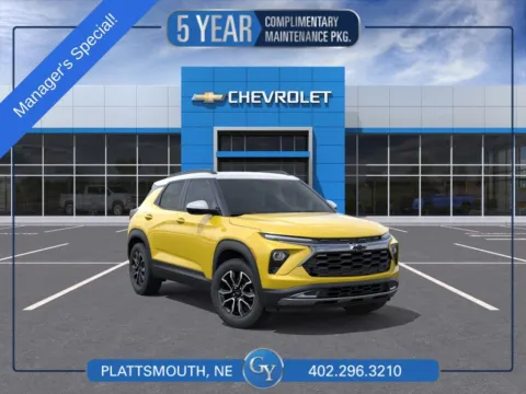 Yellow 2025 Chevrolet TrailBlazer ACTIV for sale in Plattsmouth, NE
