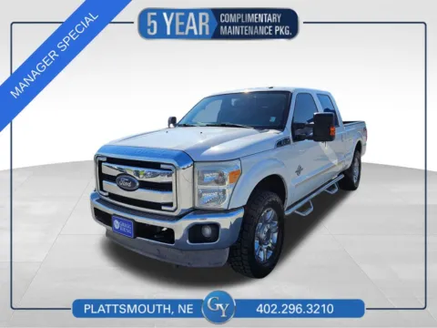White 2013 Ford F-250SD Lariat for sale in Plattsmouth, NE