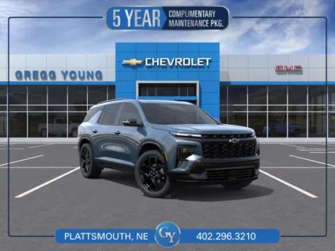 Blue 2026 Chevrolet Traverse RS for sale in Plattsmouth, NE