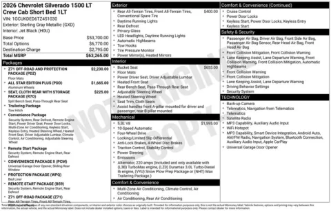 Photos of 2026 Chevrolet Silverado 1500 LT for sale in Plattsmouth, NE at Gregg Young Chevrolet Of Plattsmouth