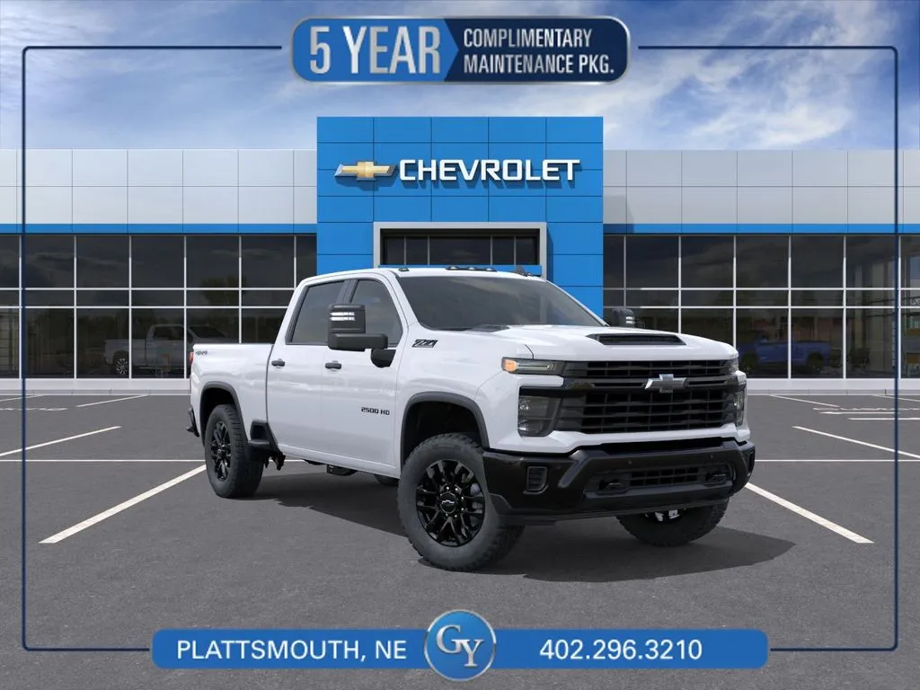 White 2026 Chevrolet Silverado 2500HD Custom for sale in Plattsmouth, NE