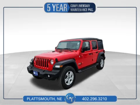 Red 2018 Jeep Wrangler Unlimited Sport S for sale in Plattsmouth, NE