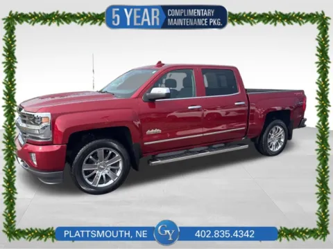 Red 2018 Chevrolet Silverado 1500 High Country for sale in Plattsmouth, NE