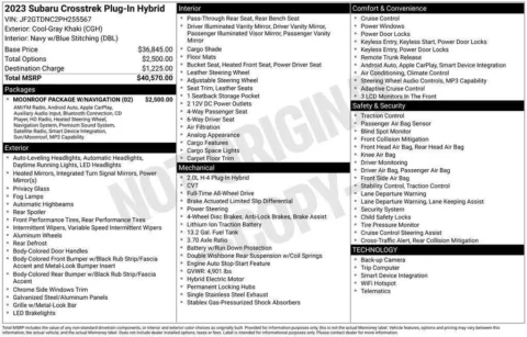 Photos of 2023 Subaru Crosstrek Hybrid for sale in Plattsmouth, NE at Gregg Young Chevrolet Of Plattsmouth