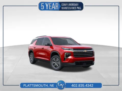 Red 2026 Chevrolet Traverse LT for sale in Plattsmouth, NE