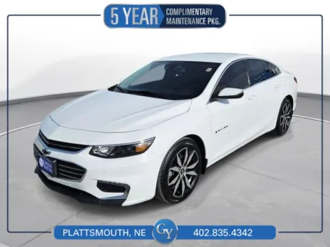 White 2016 CHEVROLET MALIBU LT for sale in Plattsmouth, NE