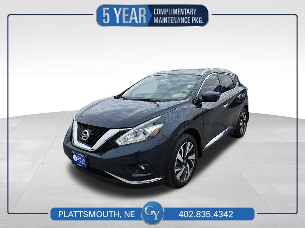 Blue 2018 Nissan Murano Platinum for sale in Plattsmouth, NE