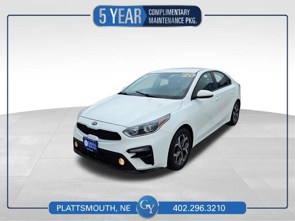 White 2020 Kia Forte LXS for sale in Plattsmouth, NE