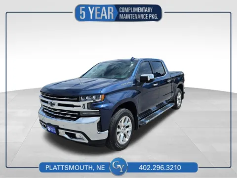Blue 2019 Chevrolet Silverado 1500 LTZ for sale in Plattsmouth, NE