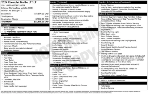Photos of 2024 Chevrolet Malibu LT for sale in Plattsmouth, NE at Gregg Young Chevrolet Of Plattsmouth