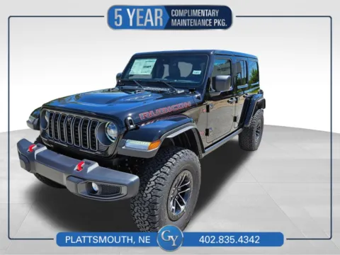 Black 2025 Jeep Wrangler Rubicon for sale in Plattsmouth, NE