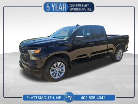 Black 2022 Chevrolet Silverado 1500 Custom for sale in Plattsmouth, NE