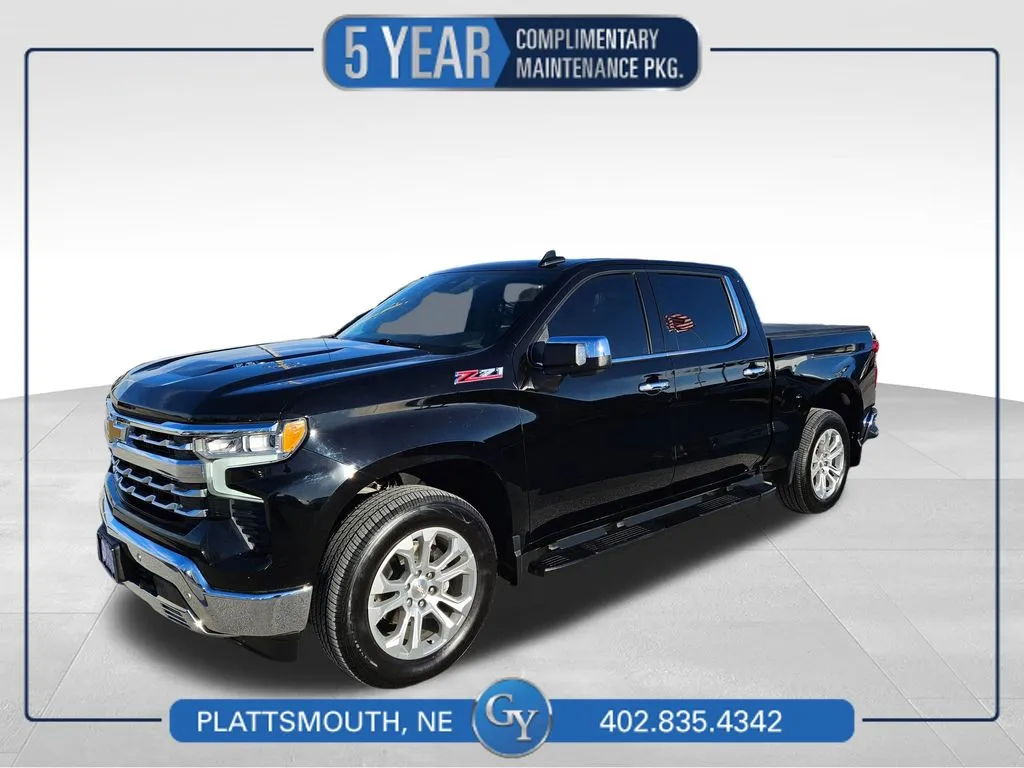 Black 2022 Chevrolet Silverado 1500 LTZ for sale in Plattsmouth, NE