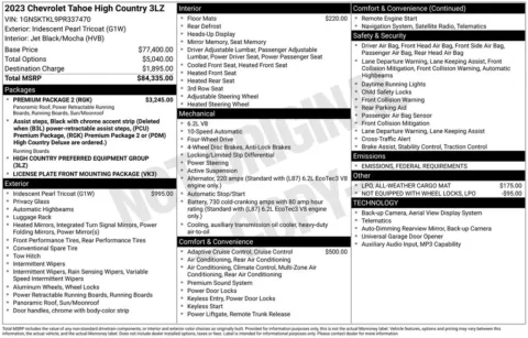 Photos of 2023 Chevrolet Tahoe High Country for sale in Atlantic, IA at Gregg Young of Atlantic